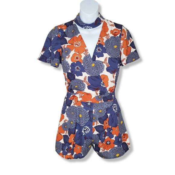 Illa Illa Floral Print Romper Size S - Picture 3 of 7